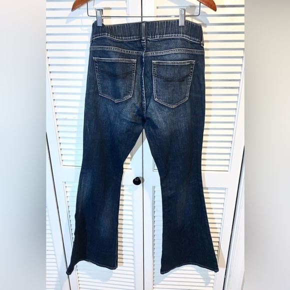 Gap Maternity 1969 Dark Wash Flare Jeans 27/4 - Picture 3 of 9